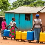 말라위에서 노숙자 및 사회 복지 현황 - **Vibrant Informal Settlement Life in Malawi**
"A bustling and vibrant informal settlement scene...