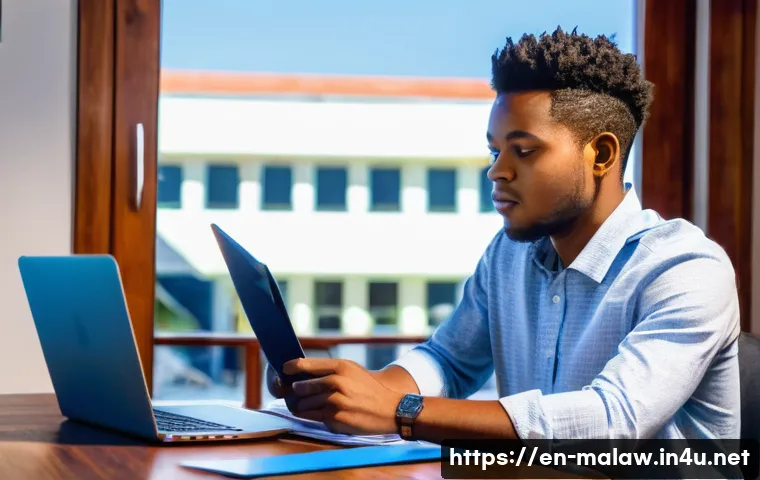 말라위 비자 발급 방법 - **Prompt 1: The Diligent eVisa Applicant**
A young adult, casually but neatly dressed in a light...